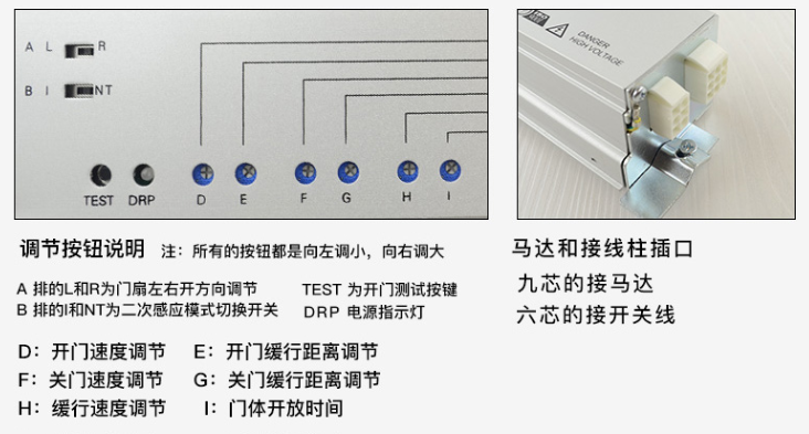 三浦自动门调试说明图解